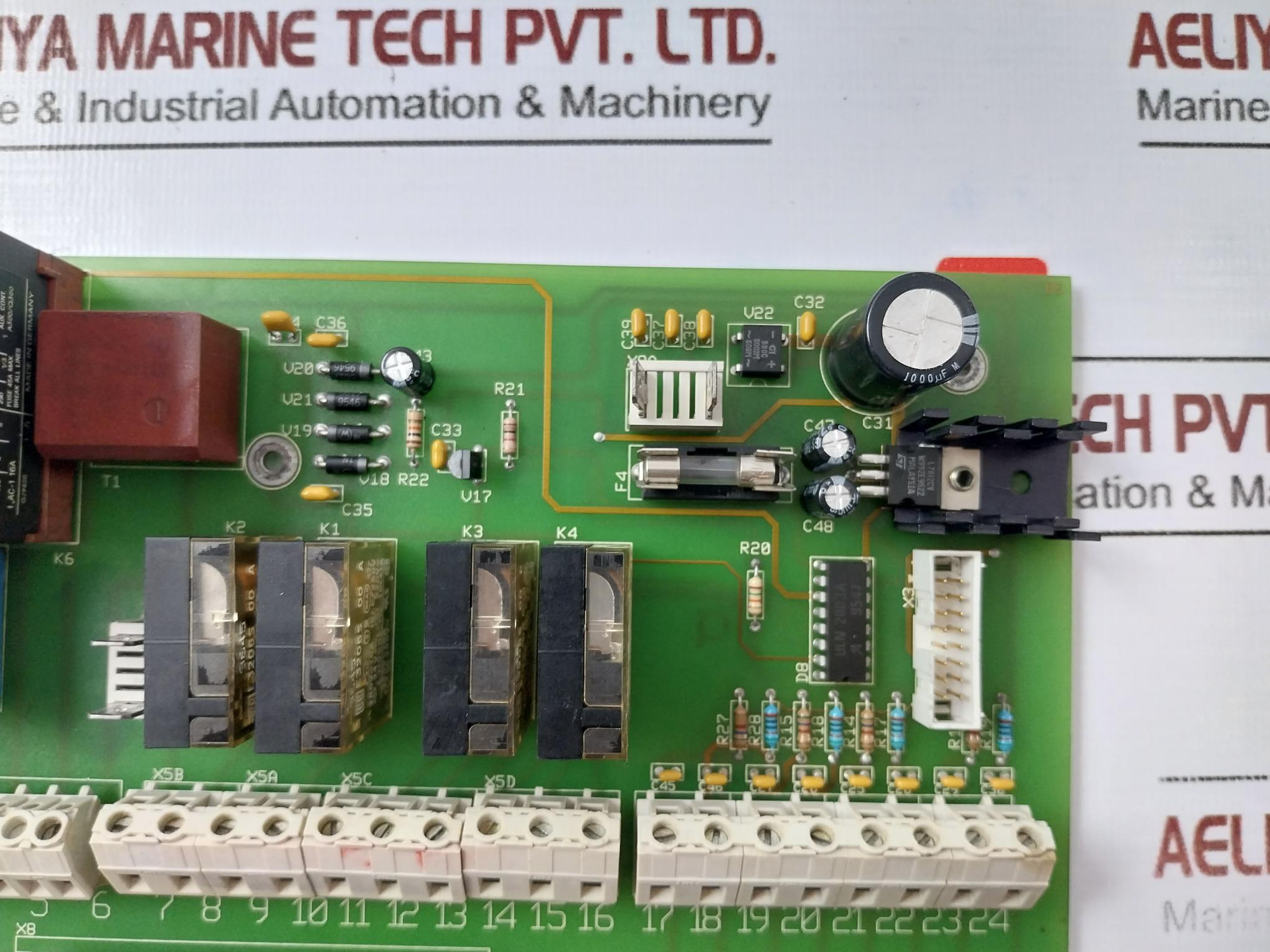 Siemens G26004-a2105-p100-2 B&k Io-platine V1 Circuit Board