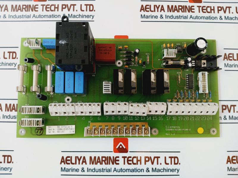 Siemens G26004-a2105-p100-2 Printed Circuit Board Rev 1.2