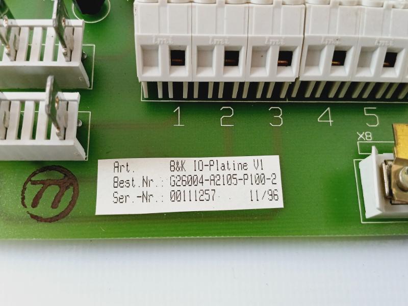 Siemens G26004-a2105-p100-2 Printed Circuit Board Rev 1.2