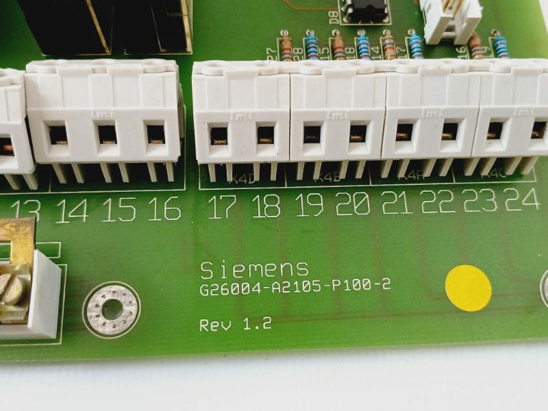 Siemens G26004-a2105-p100-2 Printed Circuit Board Rev 1.2