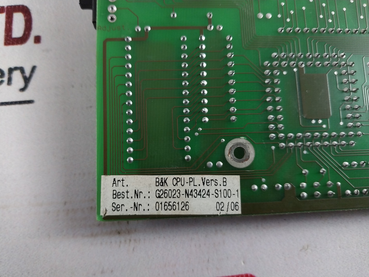 Siemens G26023-n43424-s100-1 Printed Circuit Board