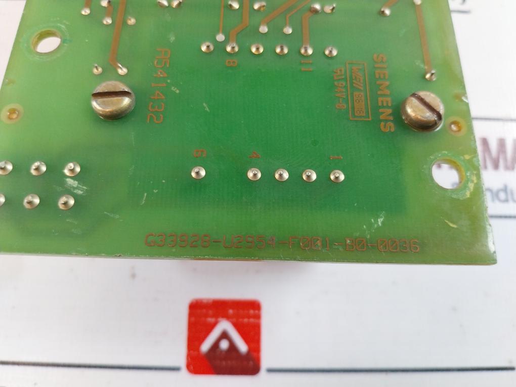 Siemens G33928-U2954-F002-B0-0036 Automatic Voltage Regulator PCB