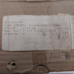 Siemens Gr.00 3Nh4 030 Fuse Holder 160A/~690V 8710101024
