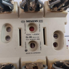 Siemens Gr.00 3Nh4 030 Fuse Holder 160A/~690V 8710101024