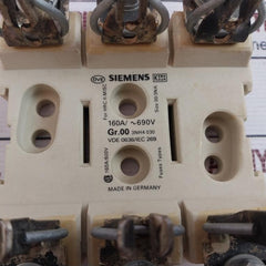 Siemens Gr.00 3Nh4 030 L.V.Hrc Fuse Base