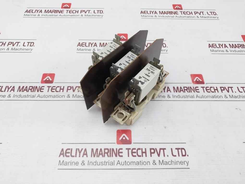 Siemens Gr00 3Nh4 030 Fuse Holder With Fuses Vde 0636/21 160A/600V Din 43620/1