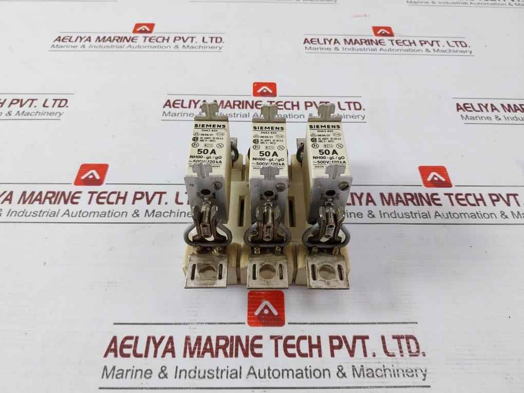 Siemens Gr00 3Nh4 030 Fuse With Base 160A/600V 50A Nh00-gl/Gg