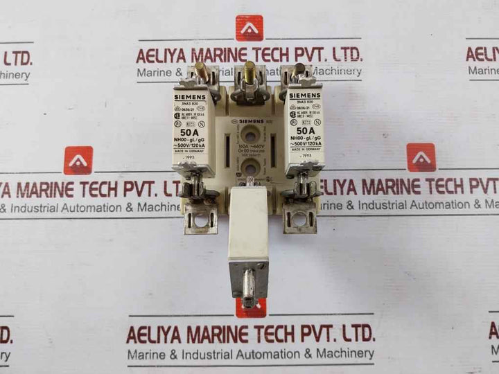 Siemens Gr00 3Nh4 030 Fuse With Base 160A/600V 50A Nh00-gl/Gg
