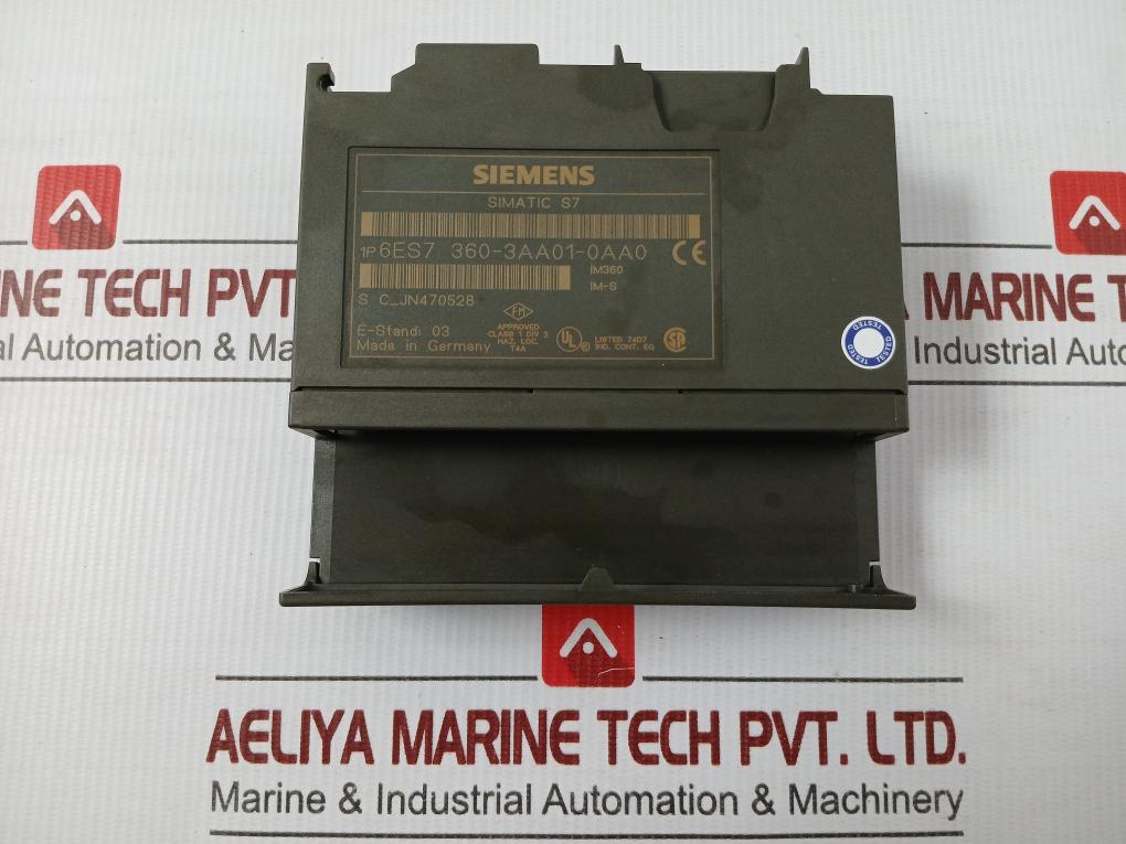 Siemens I/O Interface Module 6Es7-360-3Aa01-0Aa0