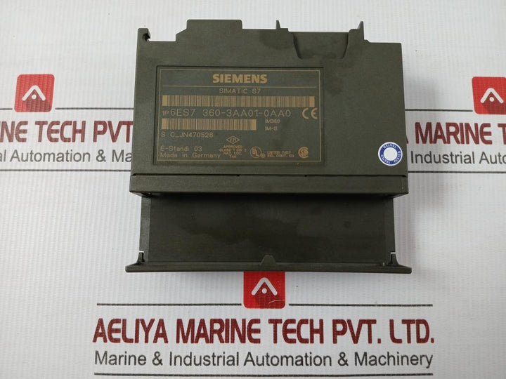 Siemens I/O Interface Module 6Es7-360-3Aa01-0Aa0