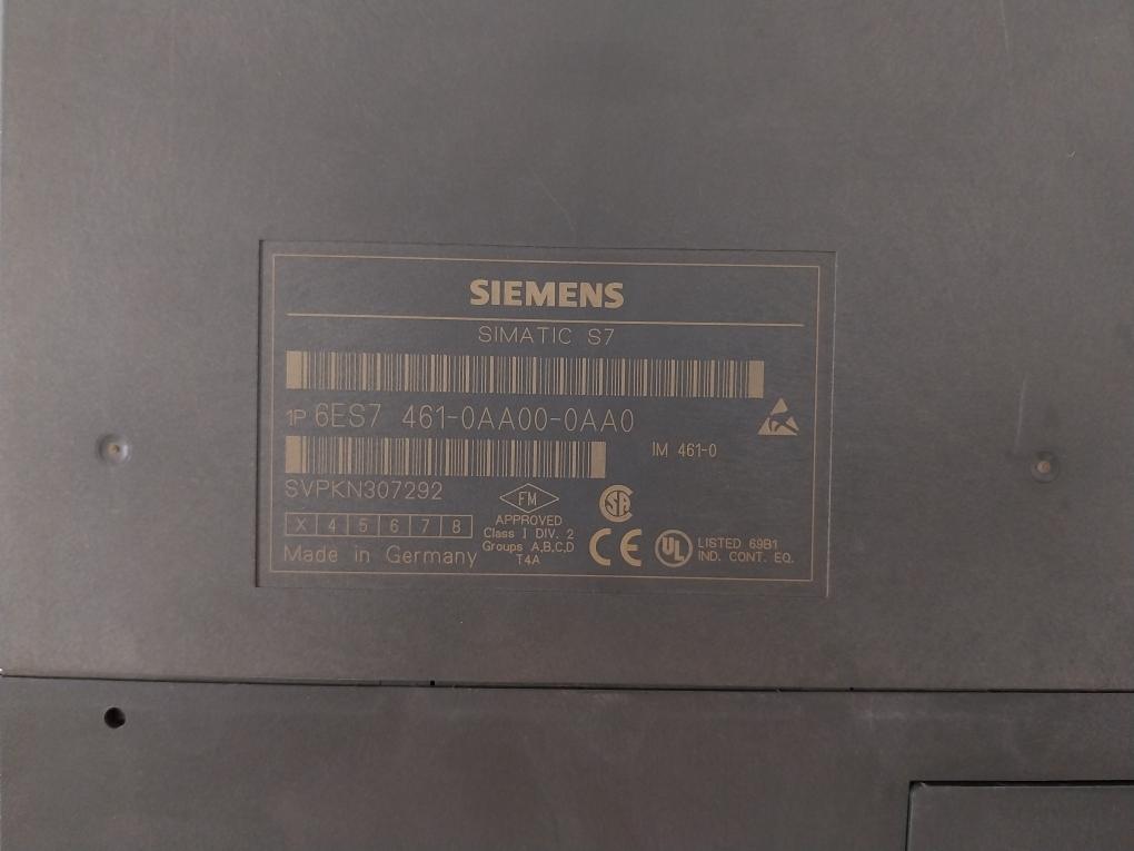Siemens Im 461-0 Terminator For Im 461-1 Svpkn307292