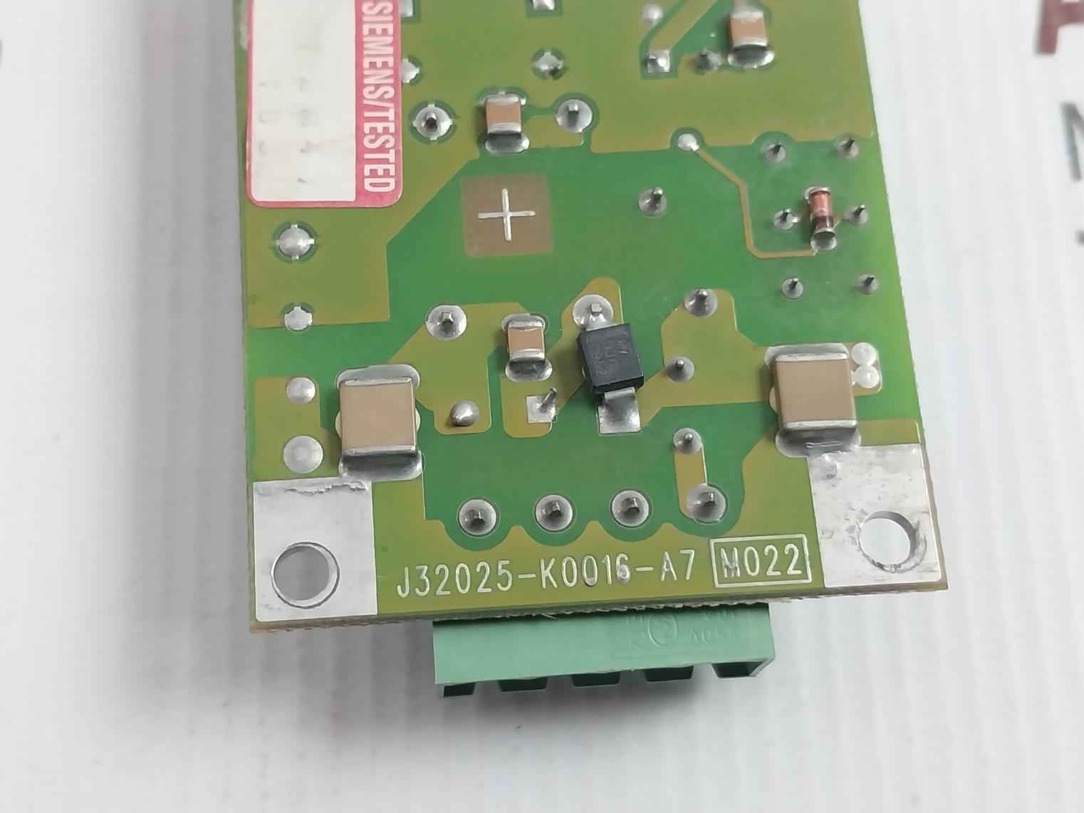 Siemens J32025-k0016-a7 Power Supply Pc Board M022 94v-0