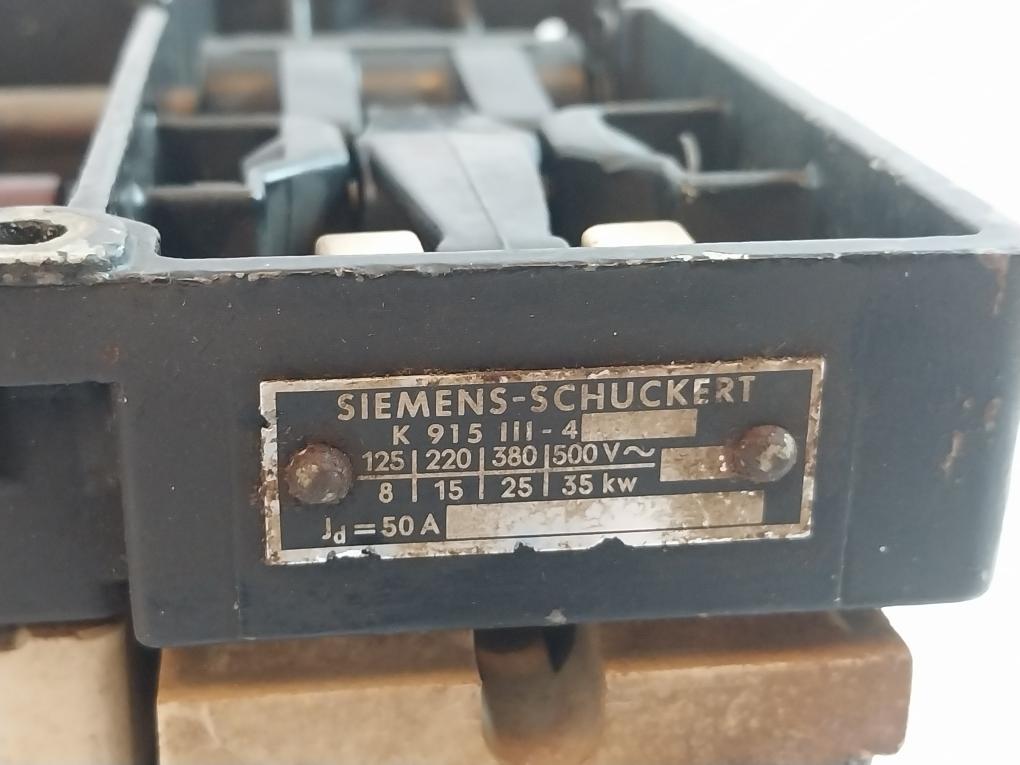 Siemens K915Iii-4 Contactor With Coil 220V 50Hz