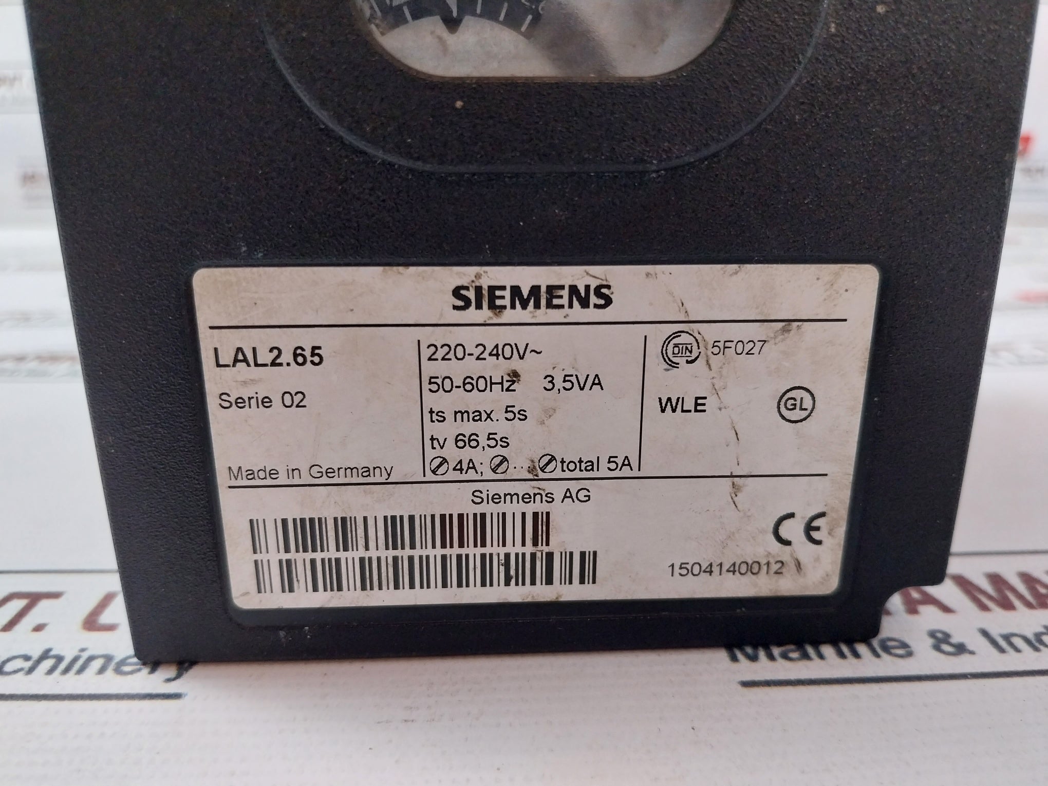 Siemens Lal2.65 Oil Burner Controls 220-240V 50-60Hz