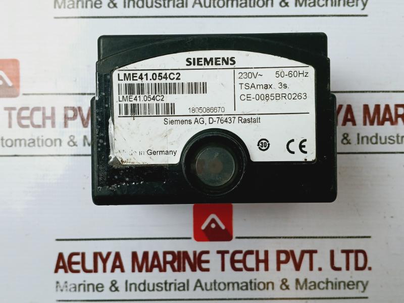 Siemens Lme41.054C2 Burner Controller 230V 50-60Hz Ce-0085Br0263