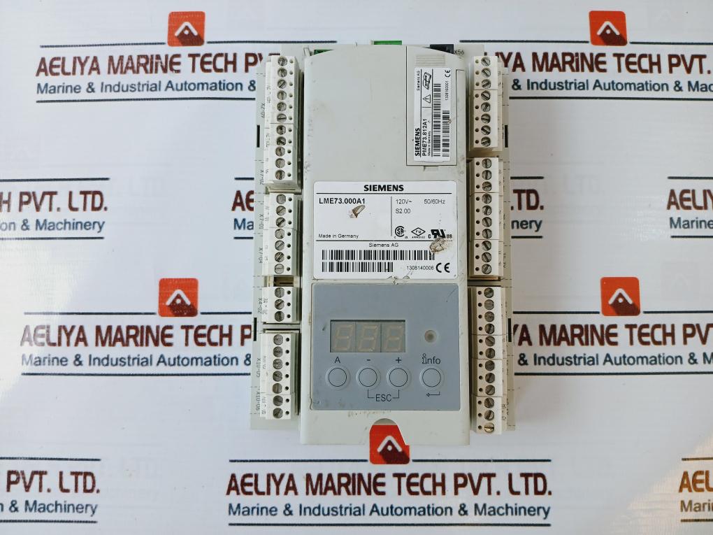 Siemens Lme73.000A1 Burner Controller 120V~50/60Hz