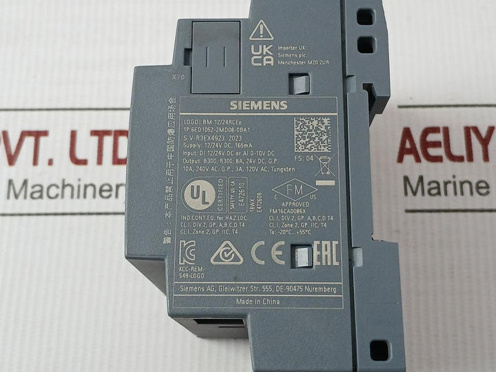 Siemens Logic Module 6Ed1052-2Md08-0Ba1 12/24V Dc, 165Ma