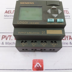 Siemens Logo 6Ed1 052-1Md00-0Ba5 Logic Mod Display Controller Dc 12/24Rc