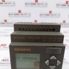 Siemens Logo 6Ed1 052-1Md00-0Ba5 Logic Mod Display Controller Dc 12/24Rc