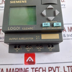 Siemens Logo! 12/24Rc 6Ed1 052-1Md00-0Ba6 Logic Module 8A-10A 12/24Vdc