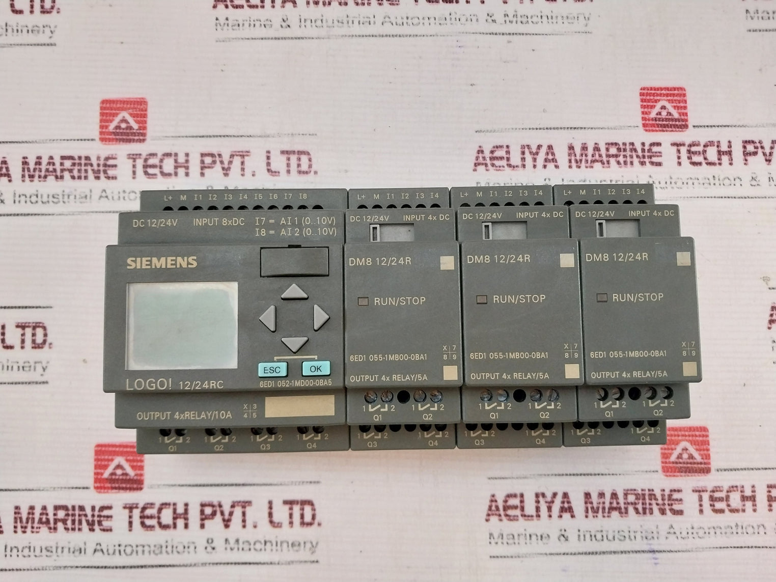 Siemens Logo! 12/24 Rc Logic Module 6Ed1 052-1Md00-0Ba5