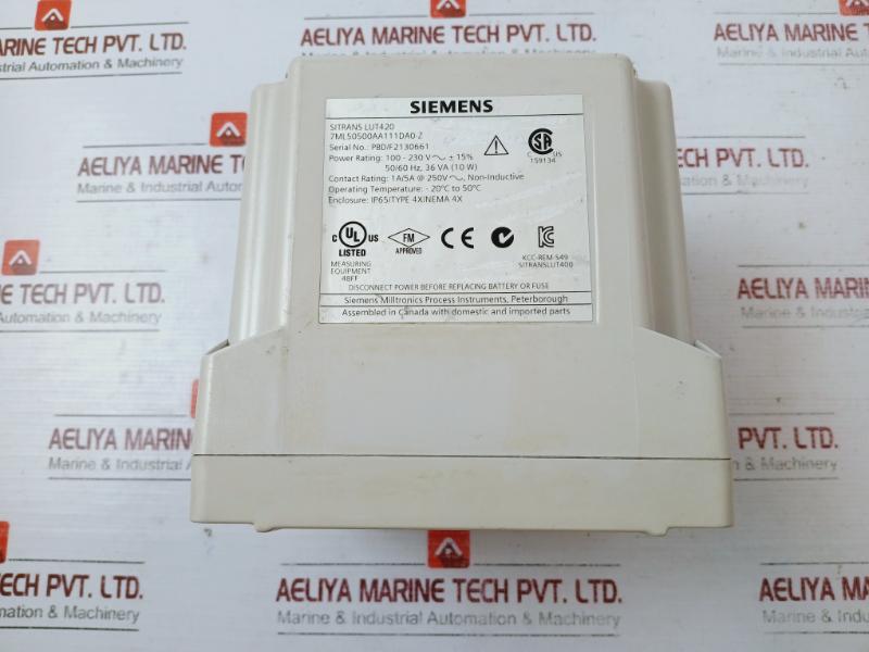 Siemens Lut420 Sitrans Lut400 Ultrasonic Level Controller 100-230V Ip65