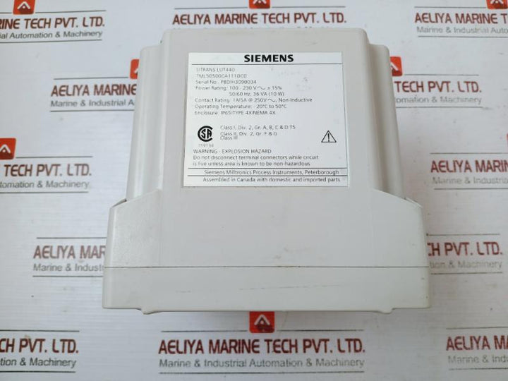 Siemens Lut440 Ultrasonic Level Transmitter 50/60Hz 36Va 10W