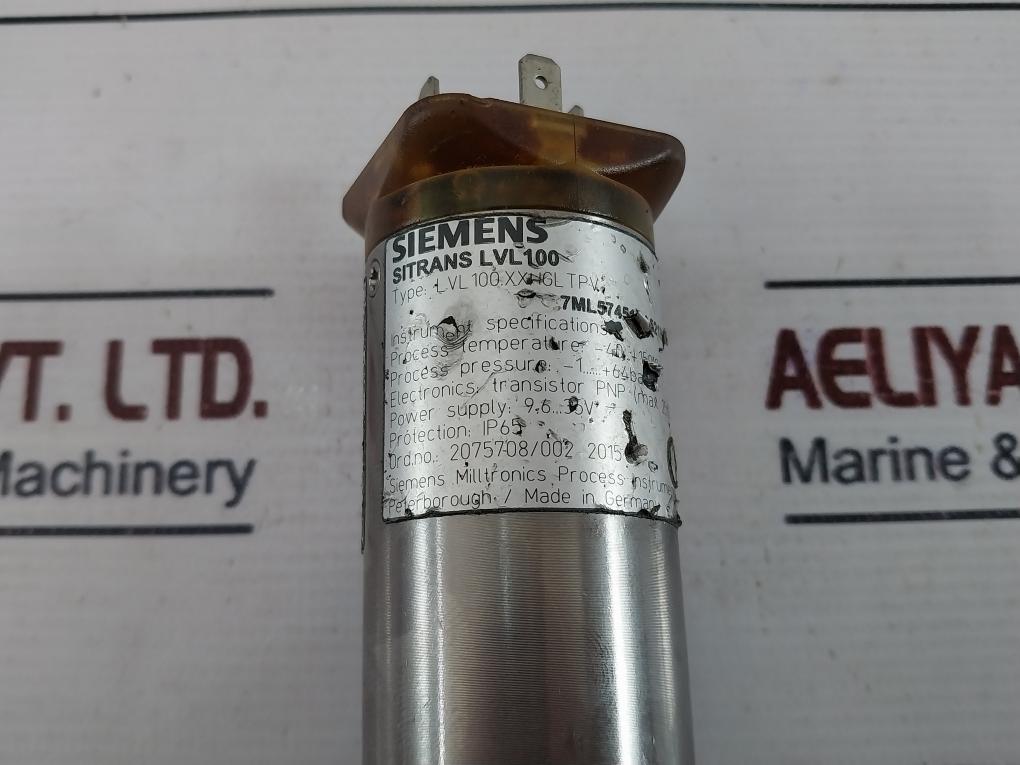 SIEMENS SITRANS LVL100 LVL 100.XXHGL TPV Level switch 7ML57451CA521B