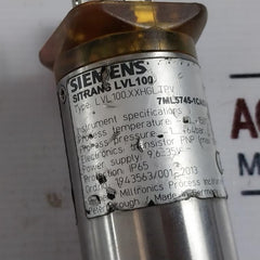 Siemens LVL 100.XXHGL TPV Level Switch 7ML5745-1CA52-1BA0 IP65