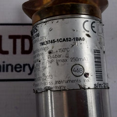 Siemens LVL 100.XXHGL TPV Level Switch 7ML5745-1CA52-1BA0 IP65