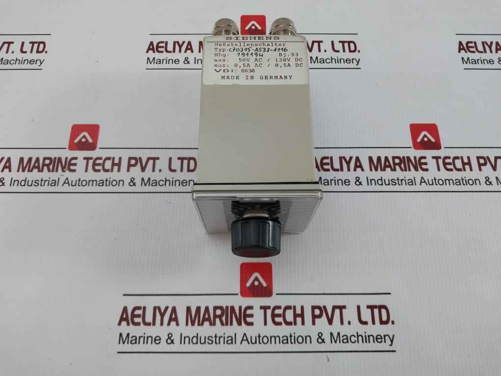 Siemens Measurement Point Selector Switch C70315-a533-a116