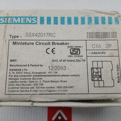Siemens Miniature Circuit Breaker 5Sx42