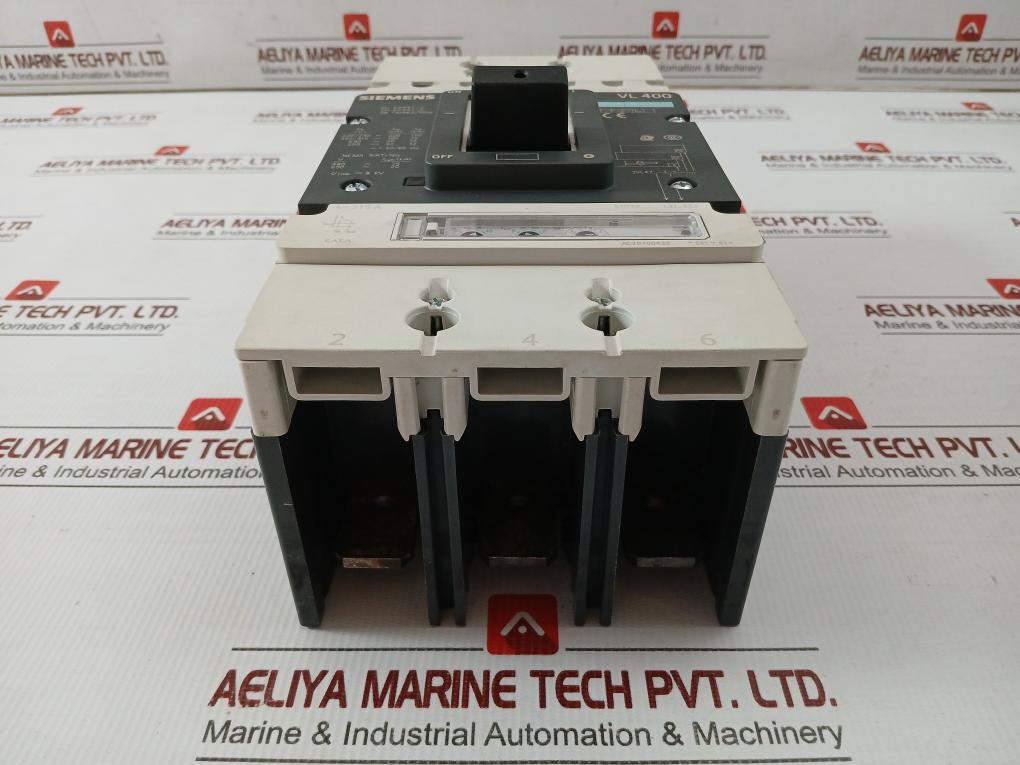Siemens Molded Case Circuit Breaker 480V 75Ka 50/60Hz Part No 3Vl4740-3Aa36-0Aa0