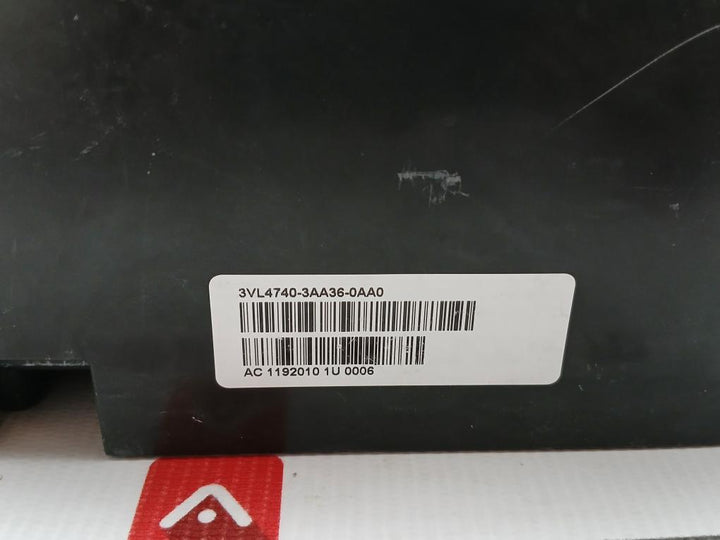 Siemens Molded Case Circuit Breaker 480V 75Ka 50/60Hz Part No 3Vl4740-3Aa36-0Aa0