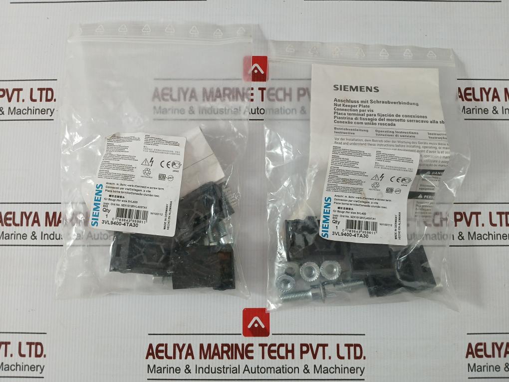 Siemens Molded Case Circuit Breaker 480V 75Ka 50/60Hz Part No 3Vl4740-3Aa36-0Aa0