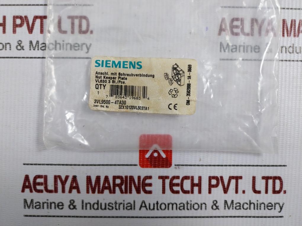 Siemens Molded Case Circuit Breaker 50/60Hz 3Vl5763-2Dc36-0Ae1