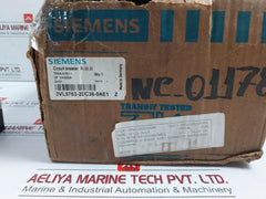 Siemens Molded Case Circuit Breaker 50/60Hz 3Vl5763-2Dc36-0Ae1