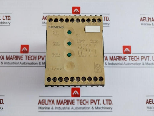 Siemens Monitoring And Safety Relay 300V 3Tk2806-0Bb4