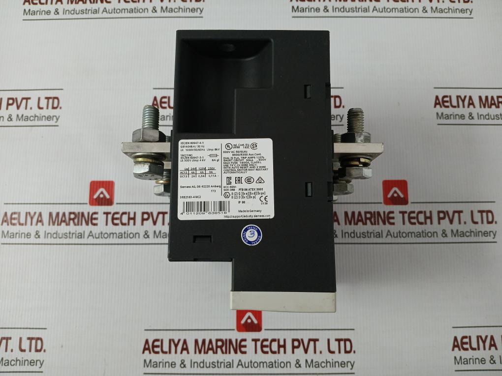 Siemens Motor Protection Overload Relay 1000V Sirius 3Rb2163-4Mc2