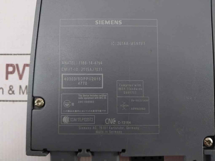 Siemens Msn-w1-rj-e2 Simatic Net Iwlan Client Module Ip30 Dc 24V--0.25A