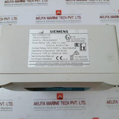 Siemens Multiranger 200 Ultrasonic Level Controller