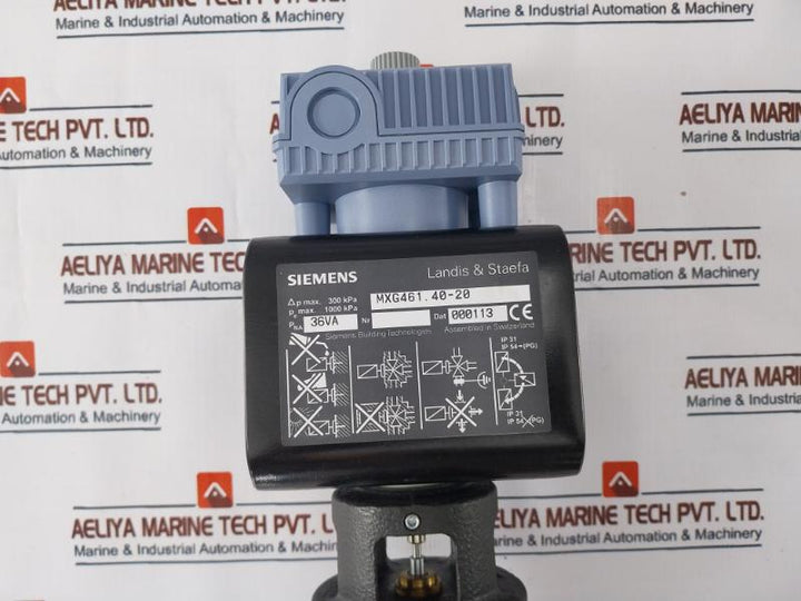 Siemens Mxg461.40-20 Mixing/2-port Magnetic Control Valve W/ Fitting Set