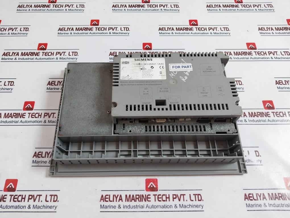 Siemens Op 277 6” 6av6 643-0ba01-1ax0 Operator Panel