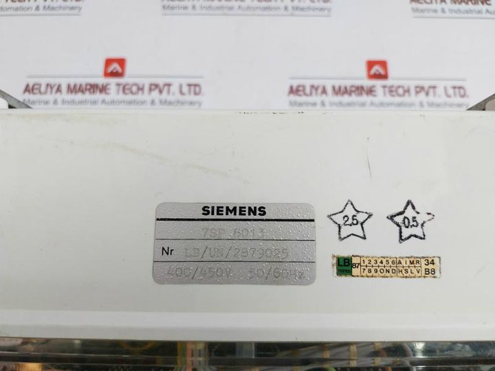 Siemens Overcurrent-reverse Power Protection Relay 3-400/450V 50/60Hz Genop 23S