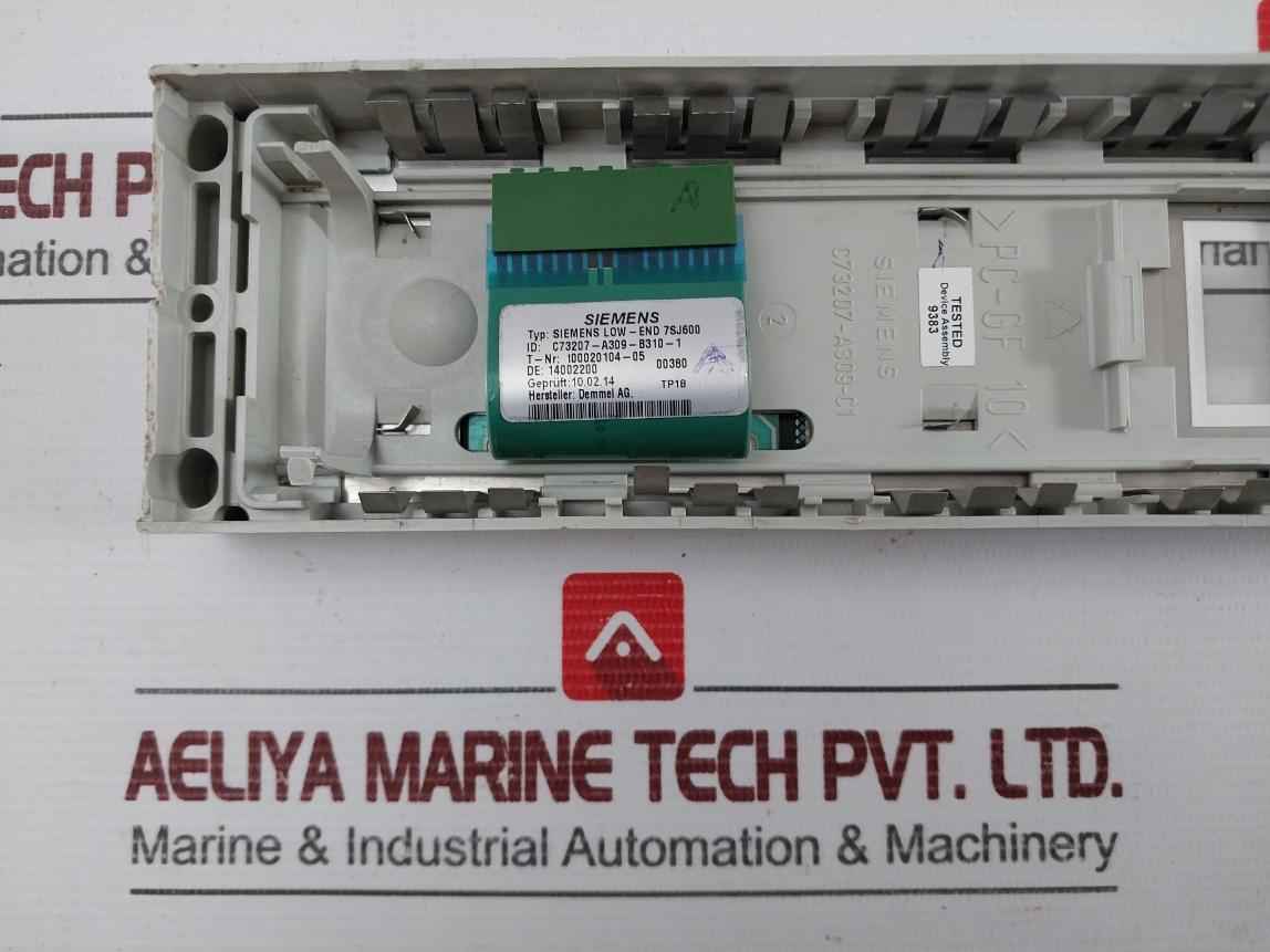 Siemens Overcurrent Protection Relay 7Sj6001-4Ea00-0Da0/Bb Uh= 60, 110, 125 V Dc