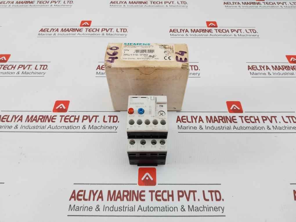 Siemens Overload Relay Motor Protection 3Ru1116-1Fb0 600Vac