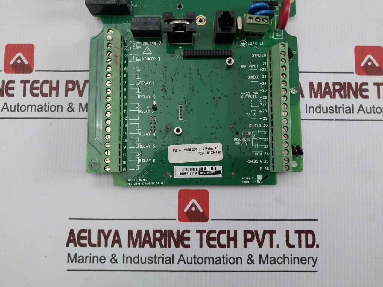 Siemens Pbd-24751570A15C16 Dr 16 Mother Board &nbsp;4-20 Ma Multi 200 150210