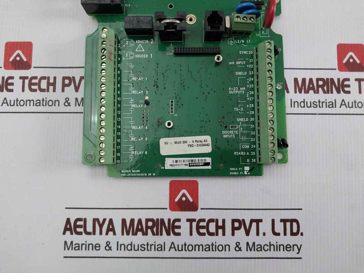 Siemens Pbd-24751570A15C16 Dr 16 Mother Board &nbsp;4-20 Ma Multi 200 150210