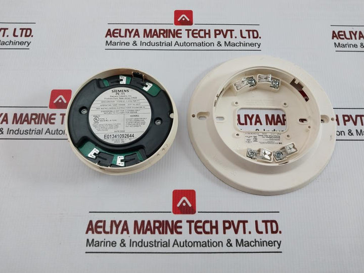 Siemens Photoelectric Smoke Detector Pe-11