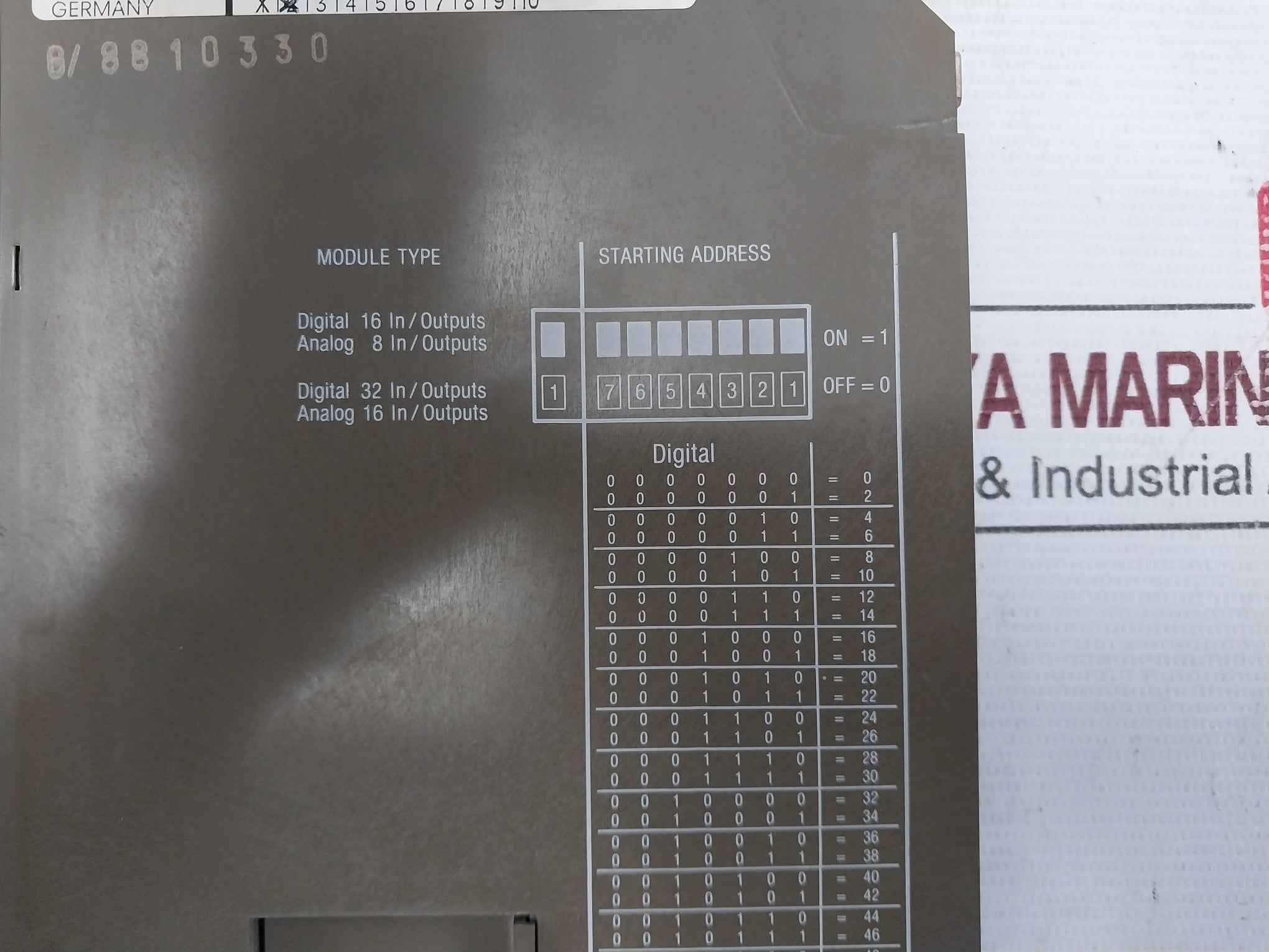 Siemens Plc 6Es5 430-7La11 451-7La11 306-7La11 701-1La12 32Di/Do Interface Rack